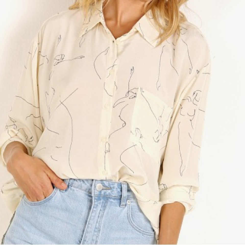 ASTR the Label Agnes Top Ballet Sketch